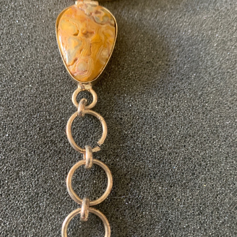Jasper stone bracelet adjustable - Picture 6 of 6